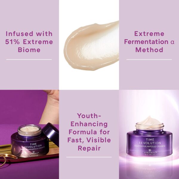 Missha Time Revolution Night Repair Ampoule Cream 5x