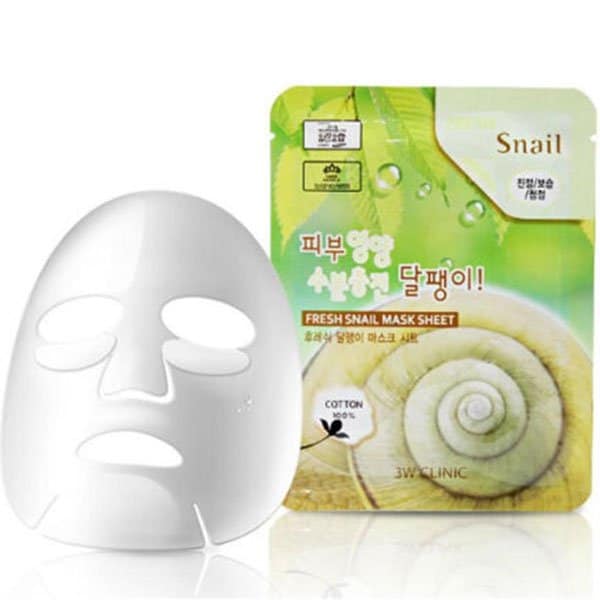 3W Clinic Fresh Snail Mucus Mask Sheet