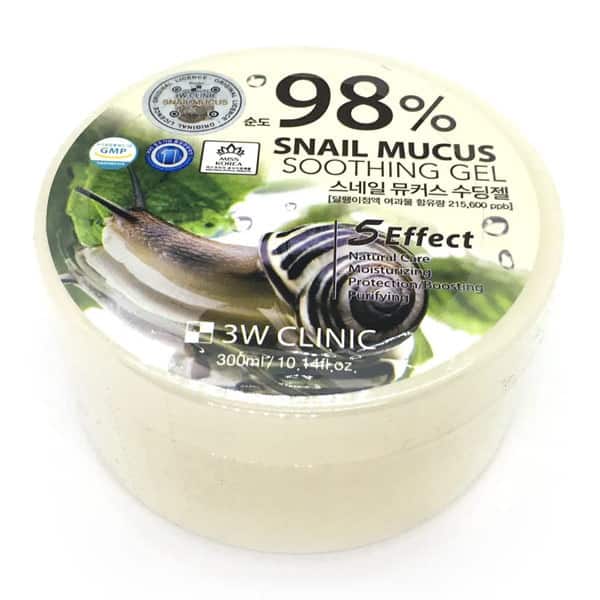 3W Clinic Snail Mucus Soothing Gel 300ml