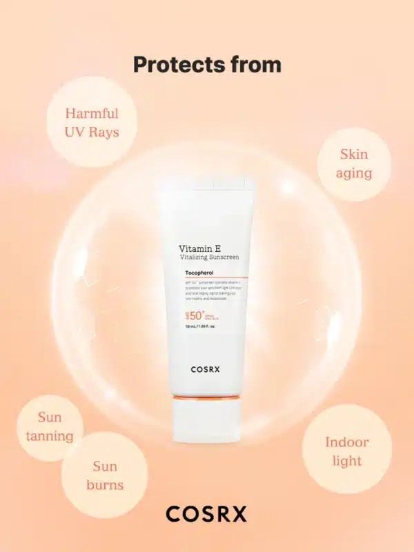 COSRX Vitamin E Vitalizing Sunscreen 4